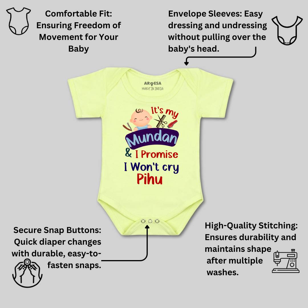 Arvesa I Promise I wont Cry Baby Boy & Girl Dress