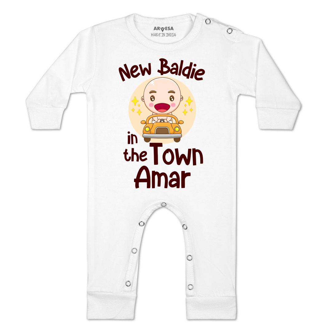 Arvesa New Baldie in The Town Baby Boy & Girl Dress