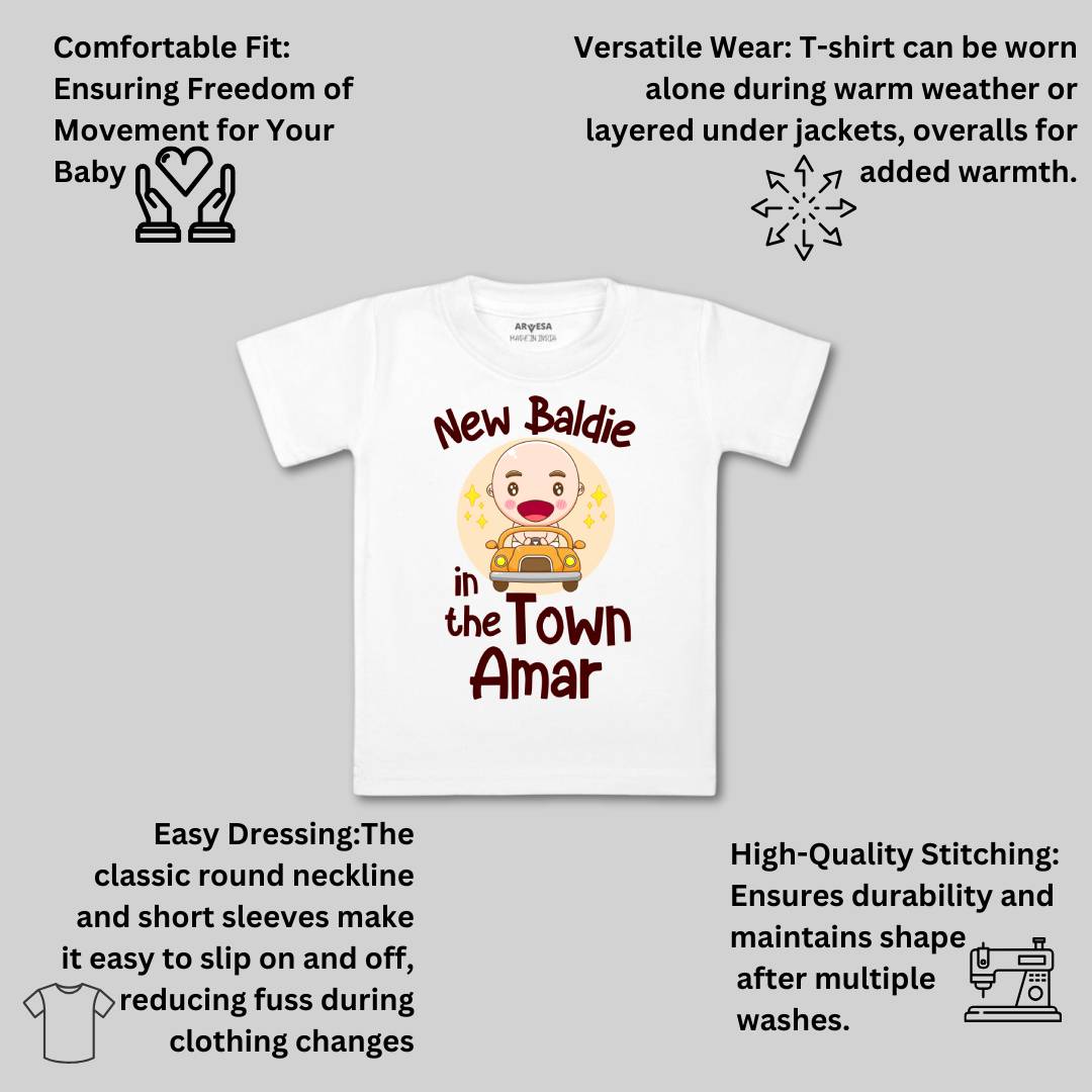 Arvesa New Baldie in The Town Baby Boy & Girl Dress
