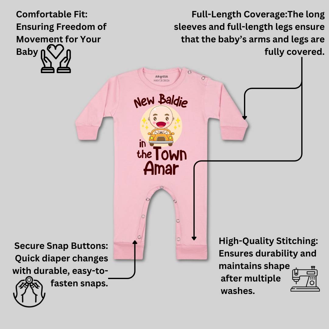 Arvesa New Baldie in The Town Baby Boy & Girl Dress