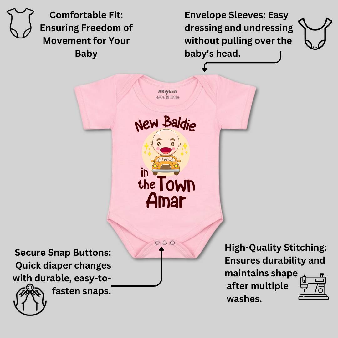 Arvesa New Baldie in The Town Baby Boy & Girl Dress