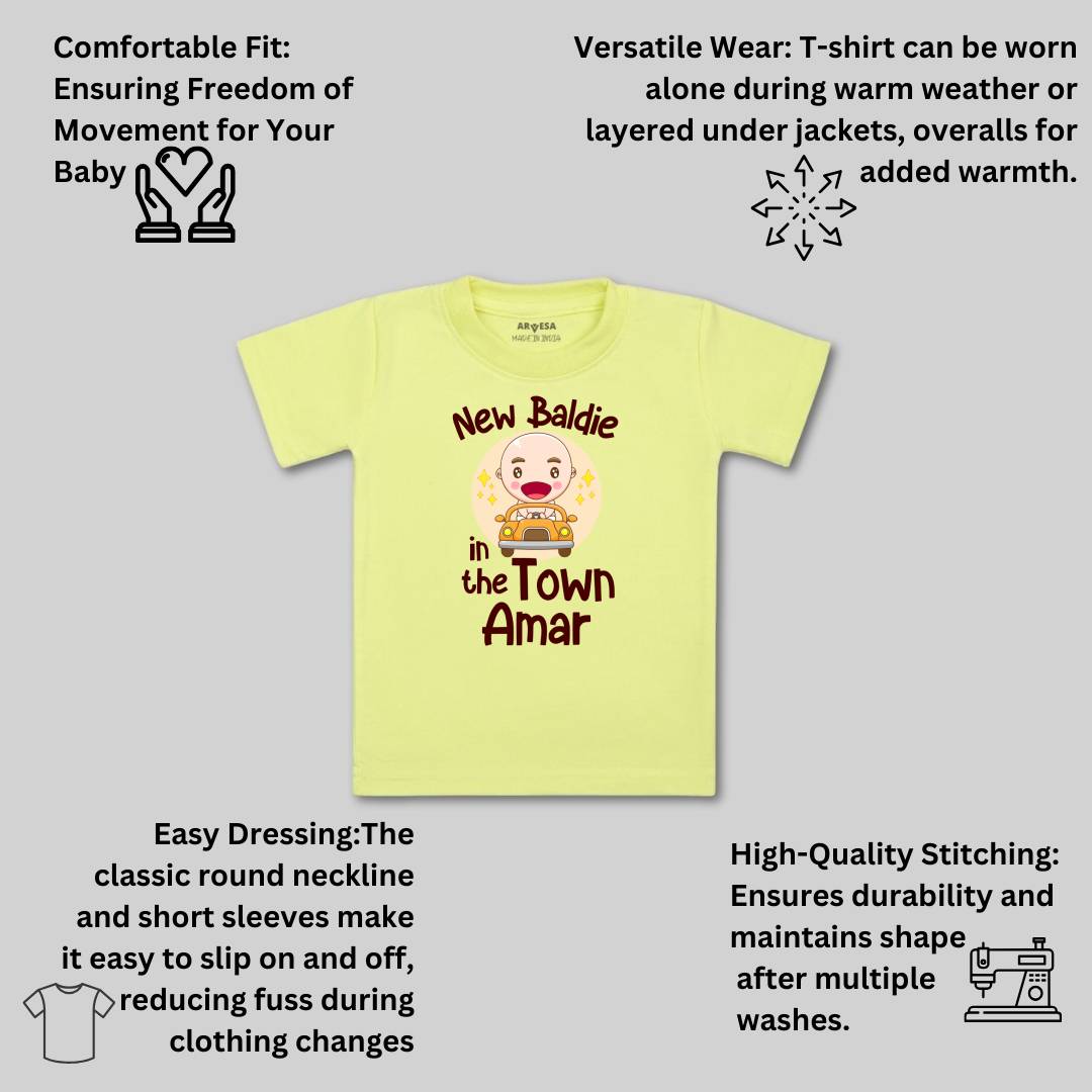 Arvesa New Baldie in The Town Baby Boy & Girl Dress