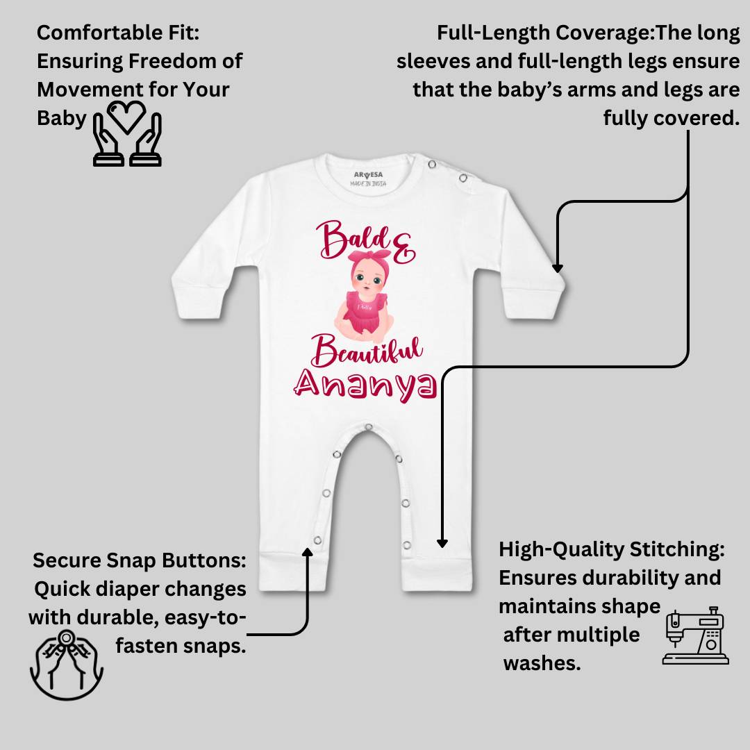 Arvesa Bald & Beautiful Baby Boy & Girl Dress