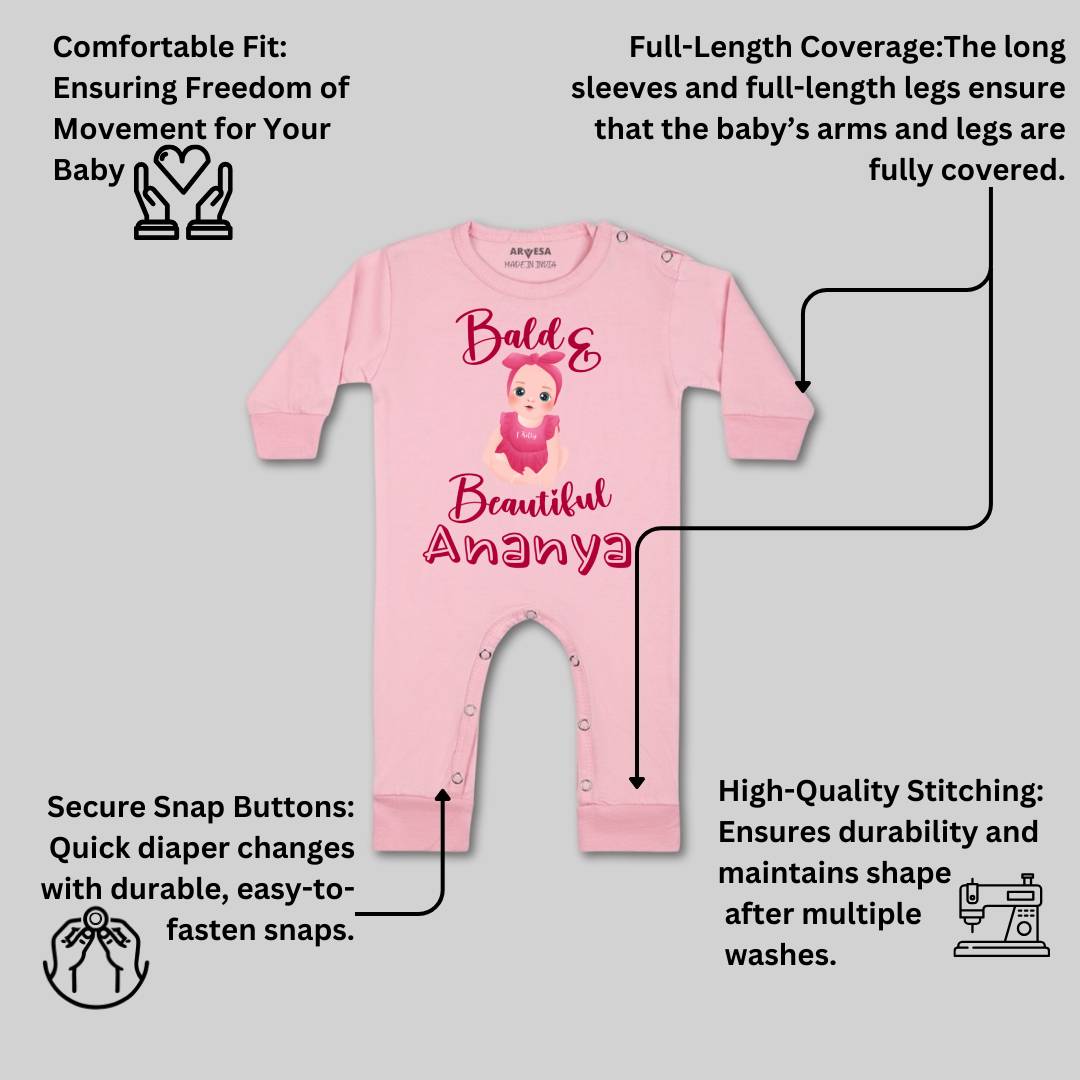Arvesa Bald & Beautiful Baby Boy & Girl Dress
