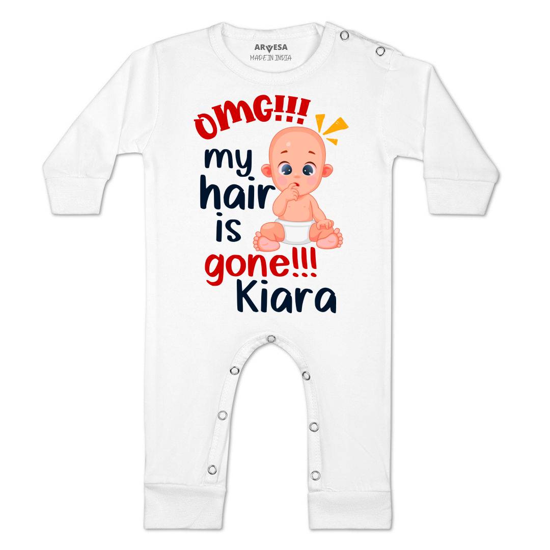 Arvesa Omg My Hair is Gone Baby Boy & Girl Dress