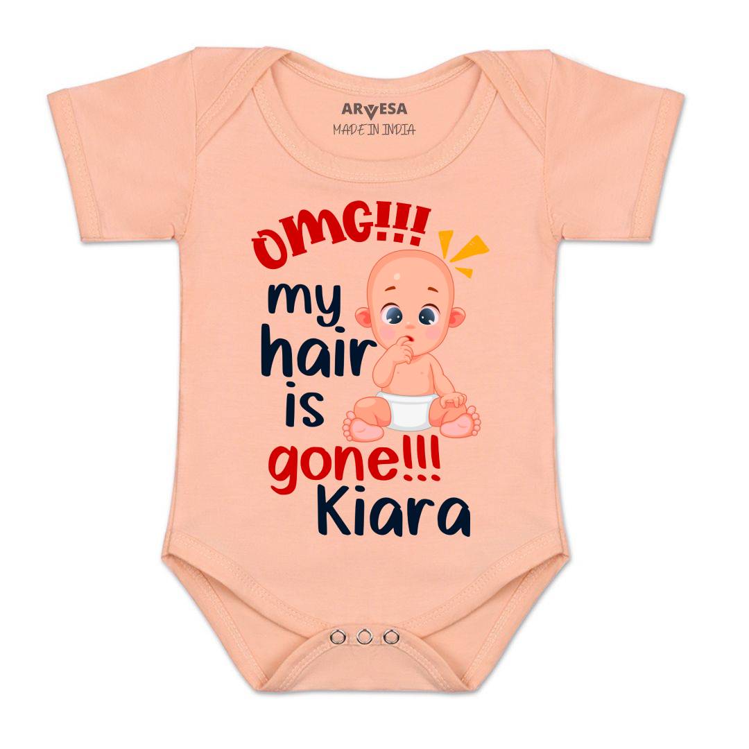 Arvesa Omg My Hair is Gone Baby Boy & Girl Dress
