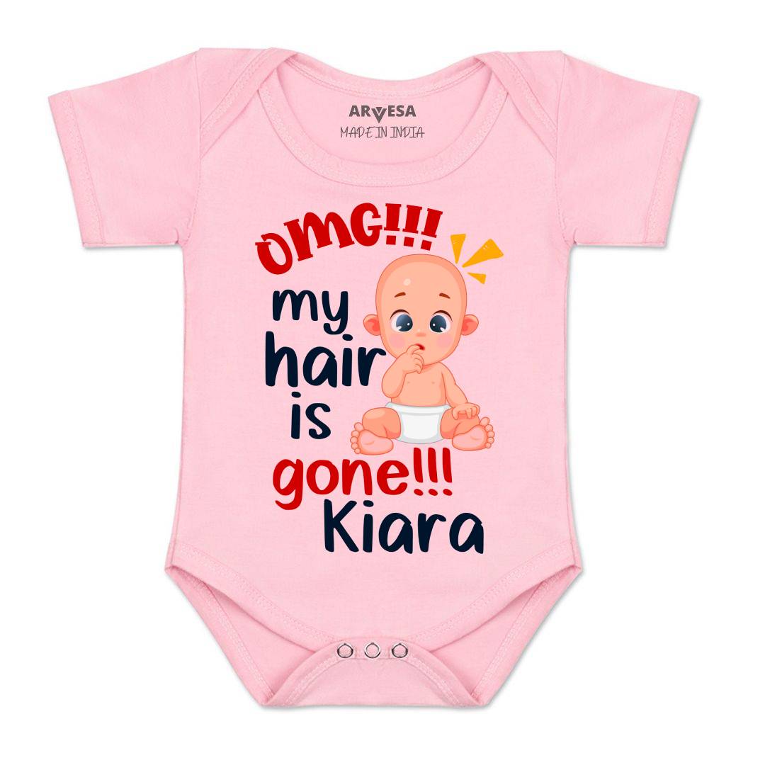 Arvesa Omg My Hair is Gone Baby Boy & Girl Dress