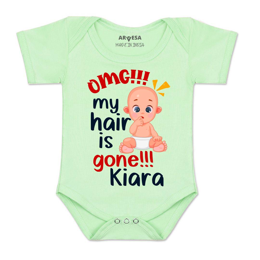 Arvesa Omg My Hair is Gone Baby Boy & Girl Dress