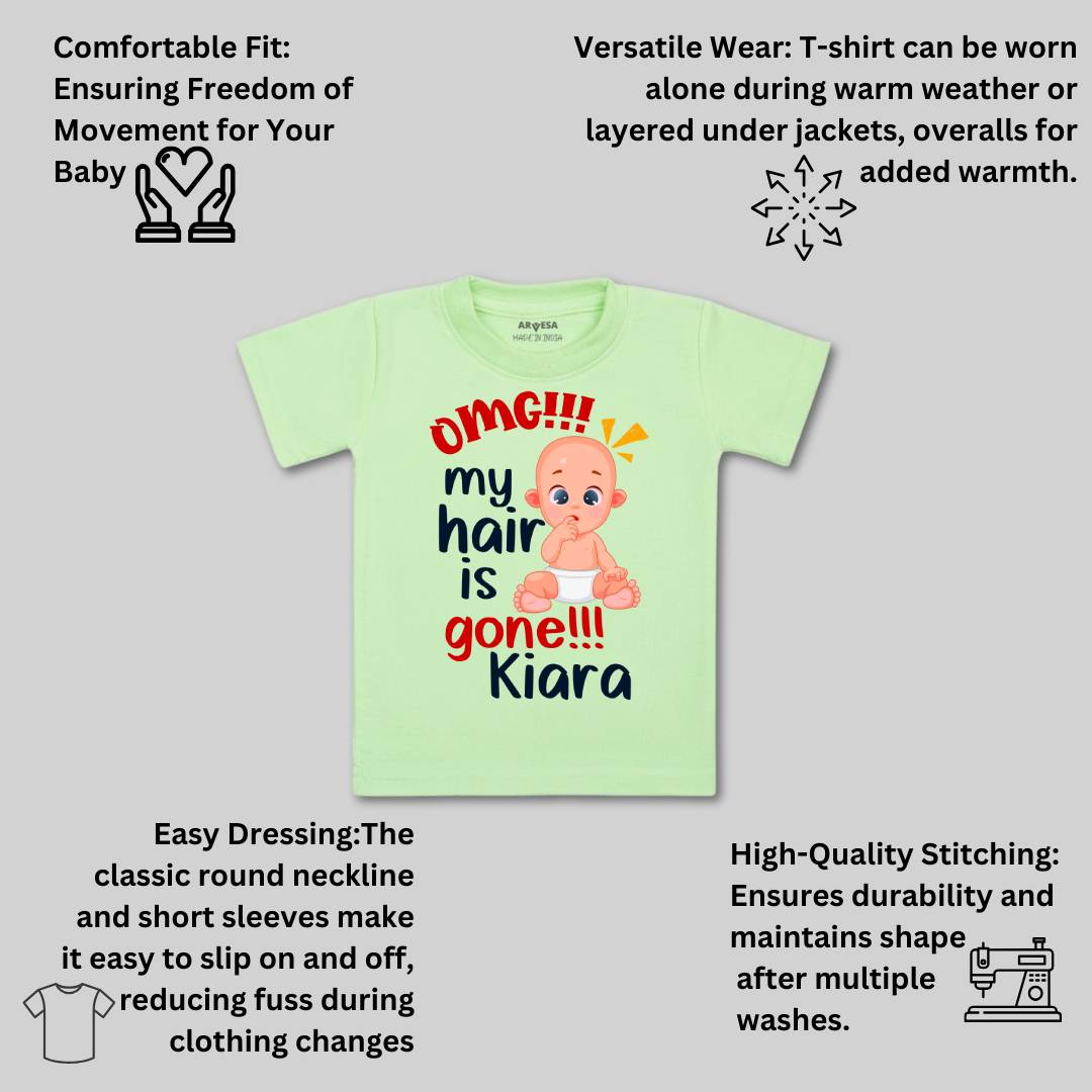 Arvesa Omg My Hair is Gone Baby Boy & Girl Dress