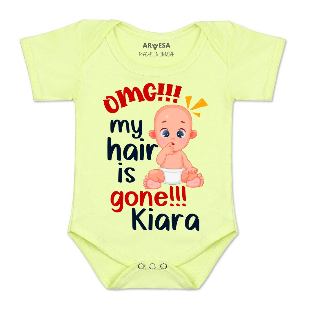 Arvesa Omg My Hair is Gone Baby Boy & Girl Dress