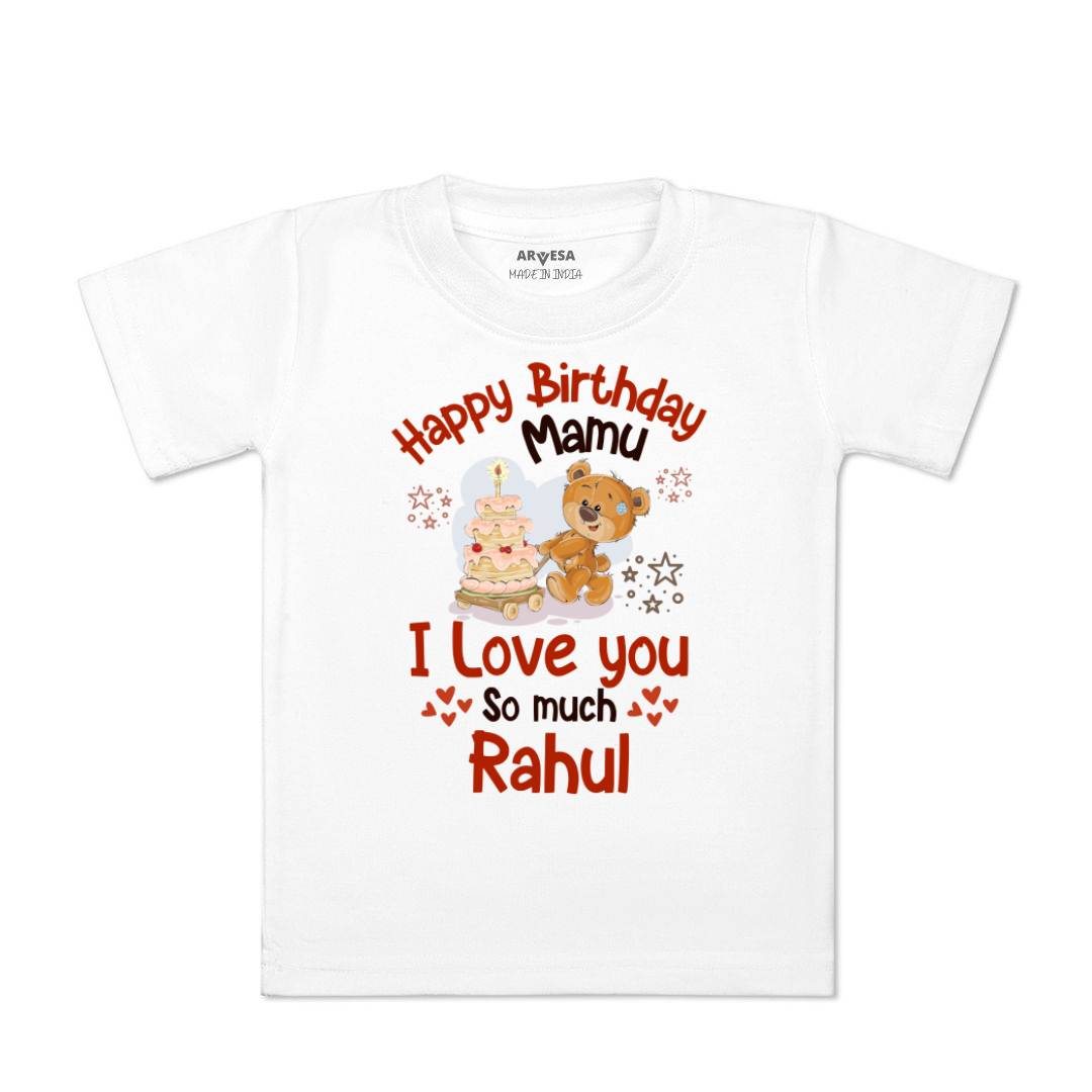 Arvesa Happy Birthday Mamu Baby Boy & Girl Dress