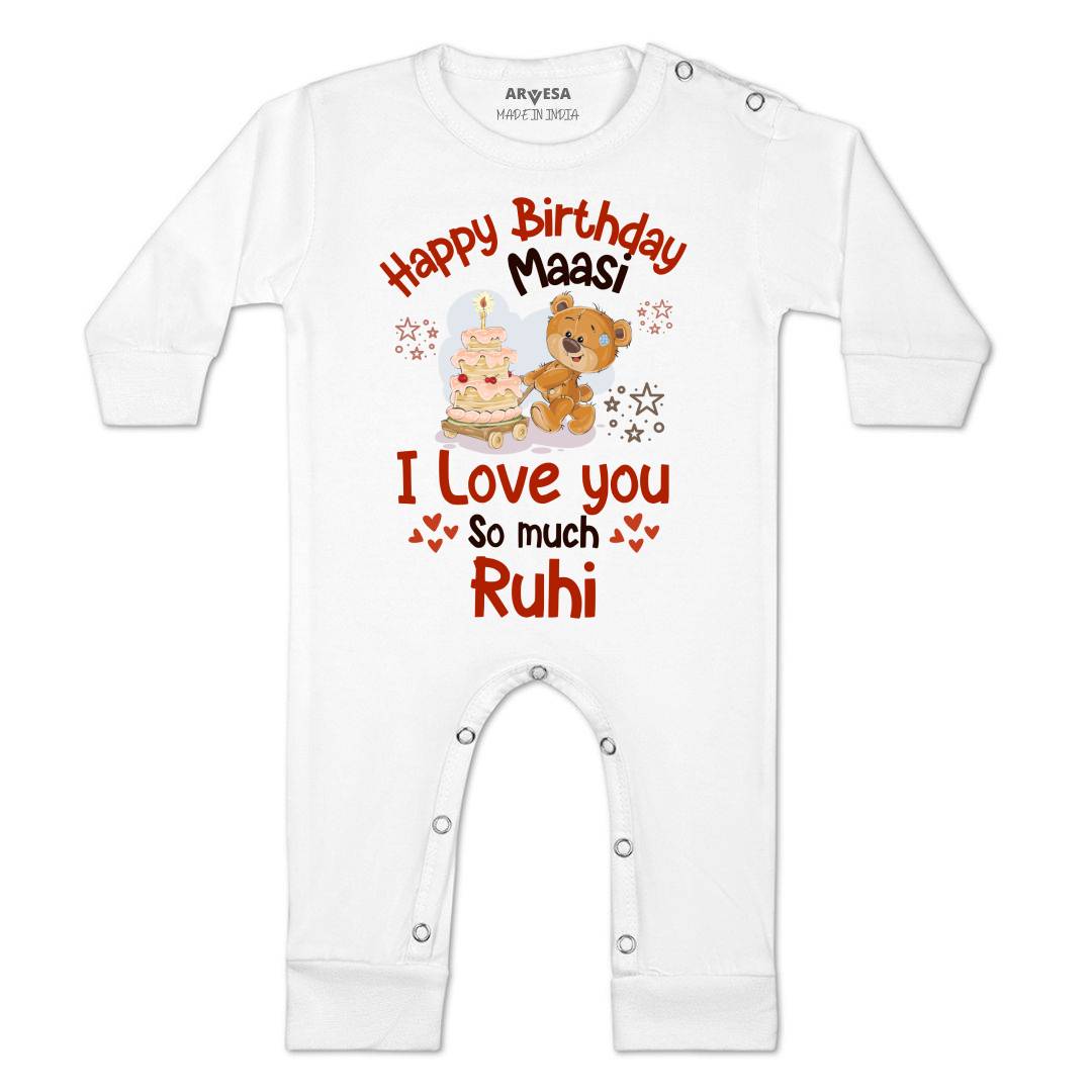 Arvesa Happy Birthday Maasi Baby Boy & Girl Dress