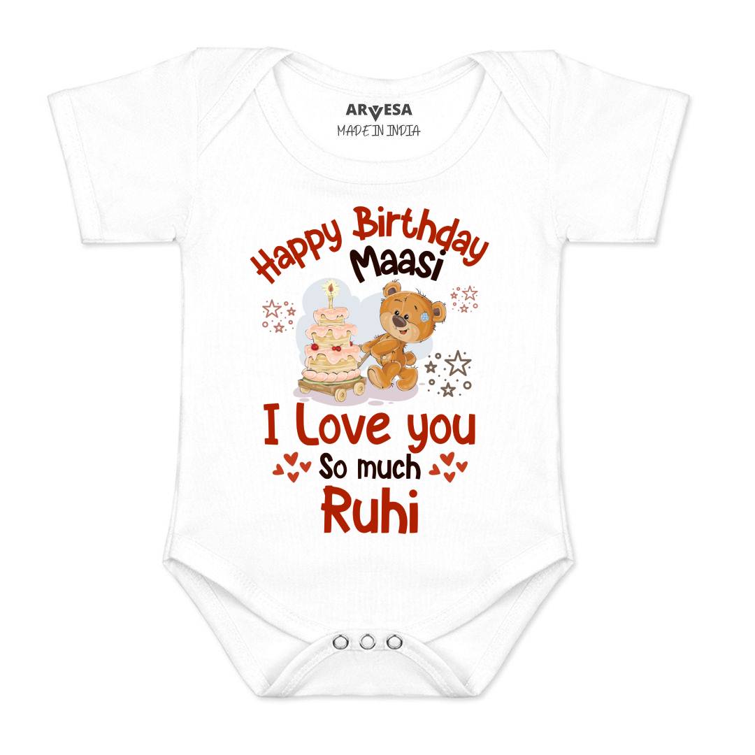 Arvesa Happy Birthday Maasi Baby Boy & Girl Dress