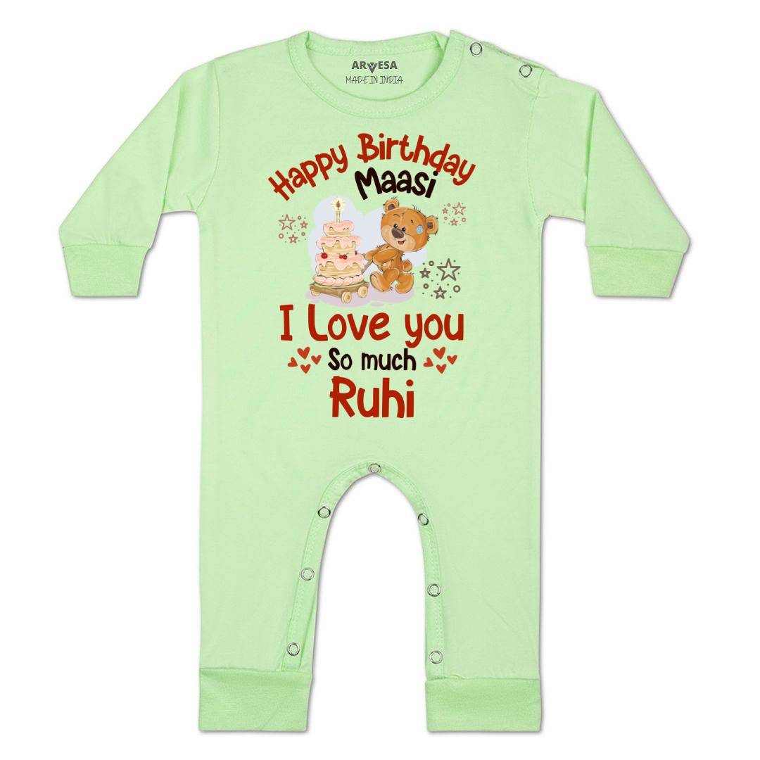 Arvesa Happy Birthday Maasi Baby Boy & Girl Dress