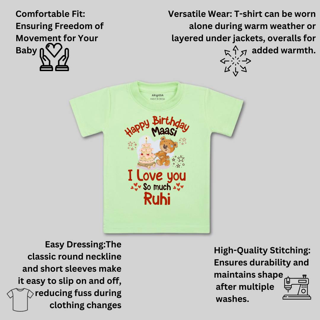 Arvesa Happy Birthday Maasi Baby Boy & Girl Dress
