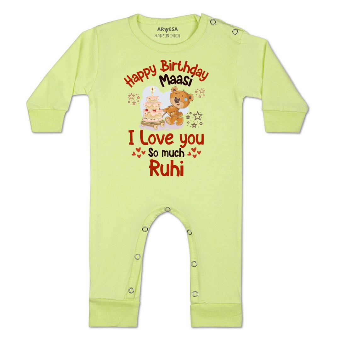 Arvesa Happy Birthday Maasi Baby Boy & Girl Dress