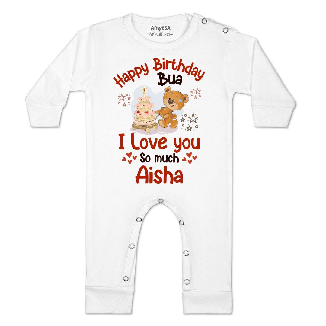 Arvesa Happy Birthday Bua Baby Boy & Girl Dress