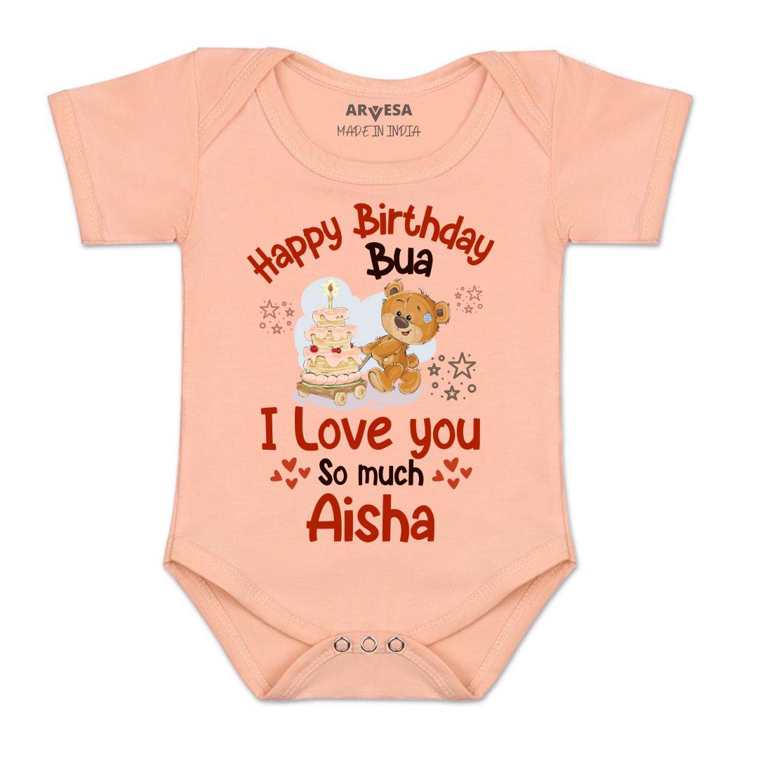 Arvesa Happy Birthday Bua Baby Boy & Girl Dress