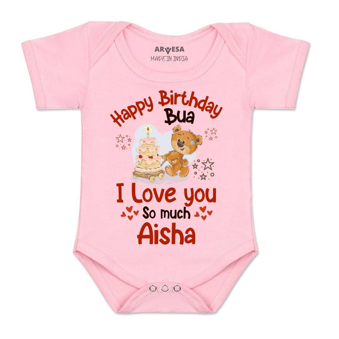 Arvesa Happy Birthday Bua Baby Boy & Girl Dress
