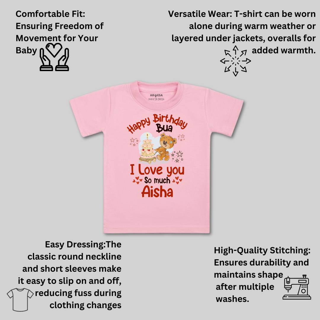 Arvesa Happy Birthday Bua Baby Boy & Girl Dress