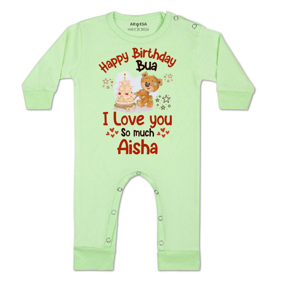 Arvesa Happy Birthday Bua Baby Boy & Girl Dress
