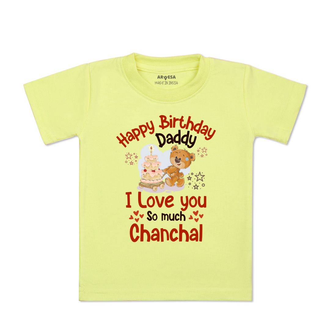 Arvesa Happy Birthday Daddy. I Love You So Much. Baby Boy & Girl Dress
