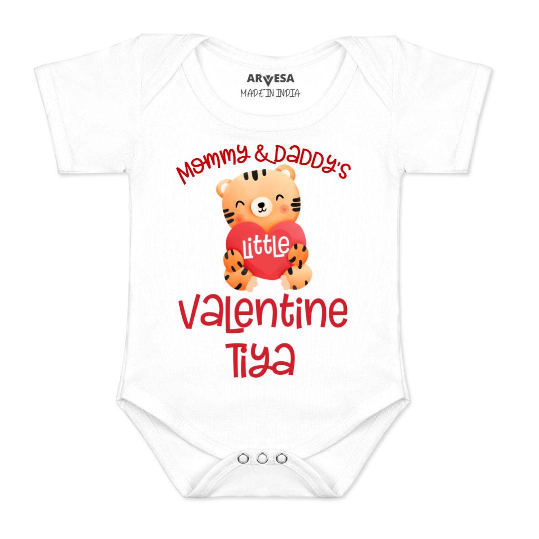 Arvesa Mommy And Daddy Valentine  Baby Boy & Girl Dress