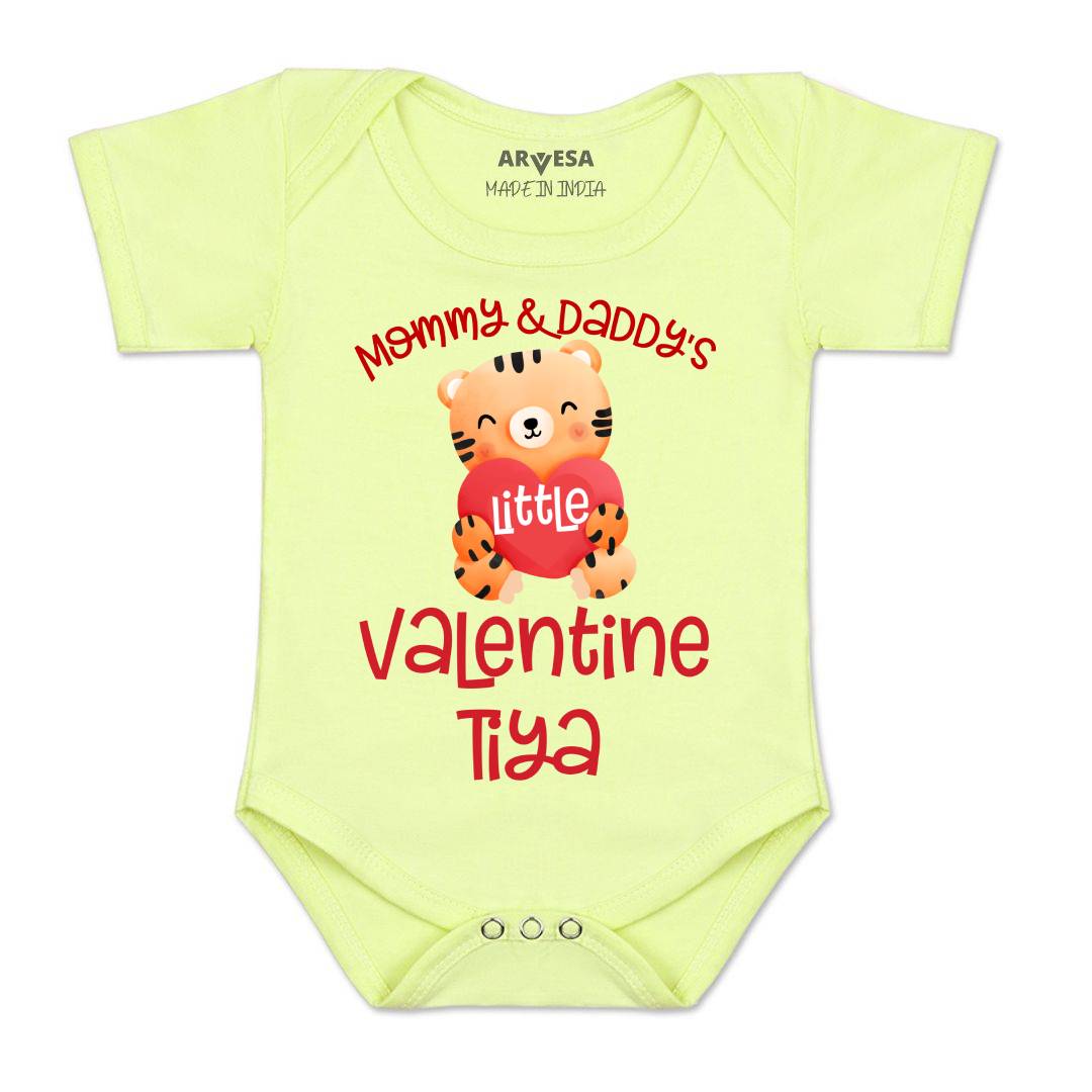 Arvesa Mommy And Daddy Valentine  Baby Boy & Girl Dress