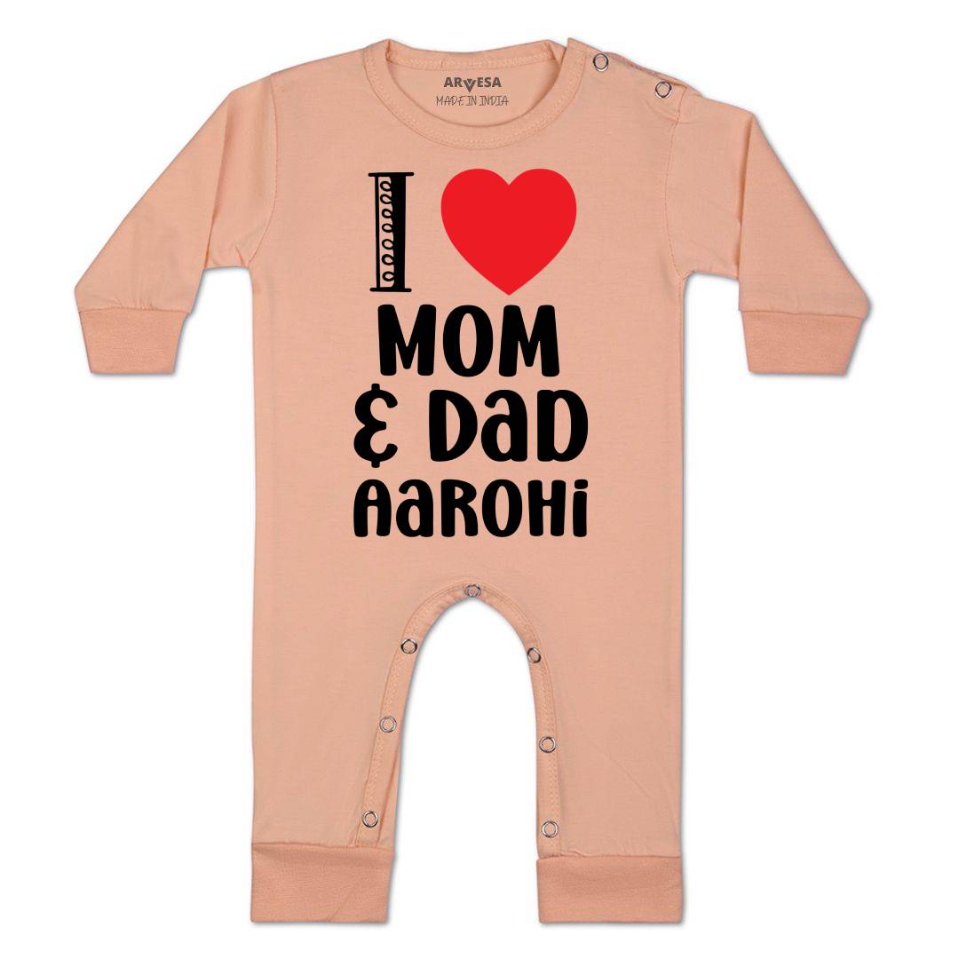 Arvesa I Love Mom And Dad Baby Boy & Girl Dress