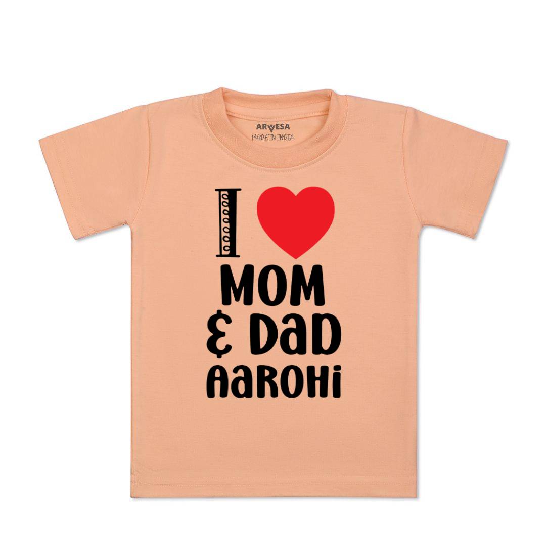 Arvesa I Love Mom And Dad Baby Boy & Girl Dress