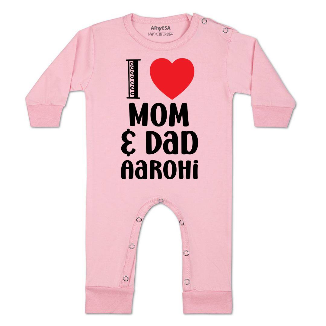 Arvesa I Love Mom And Dad Baby Boy & Girl Dress