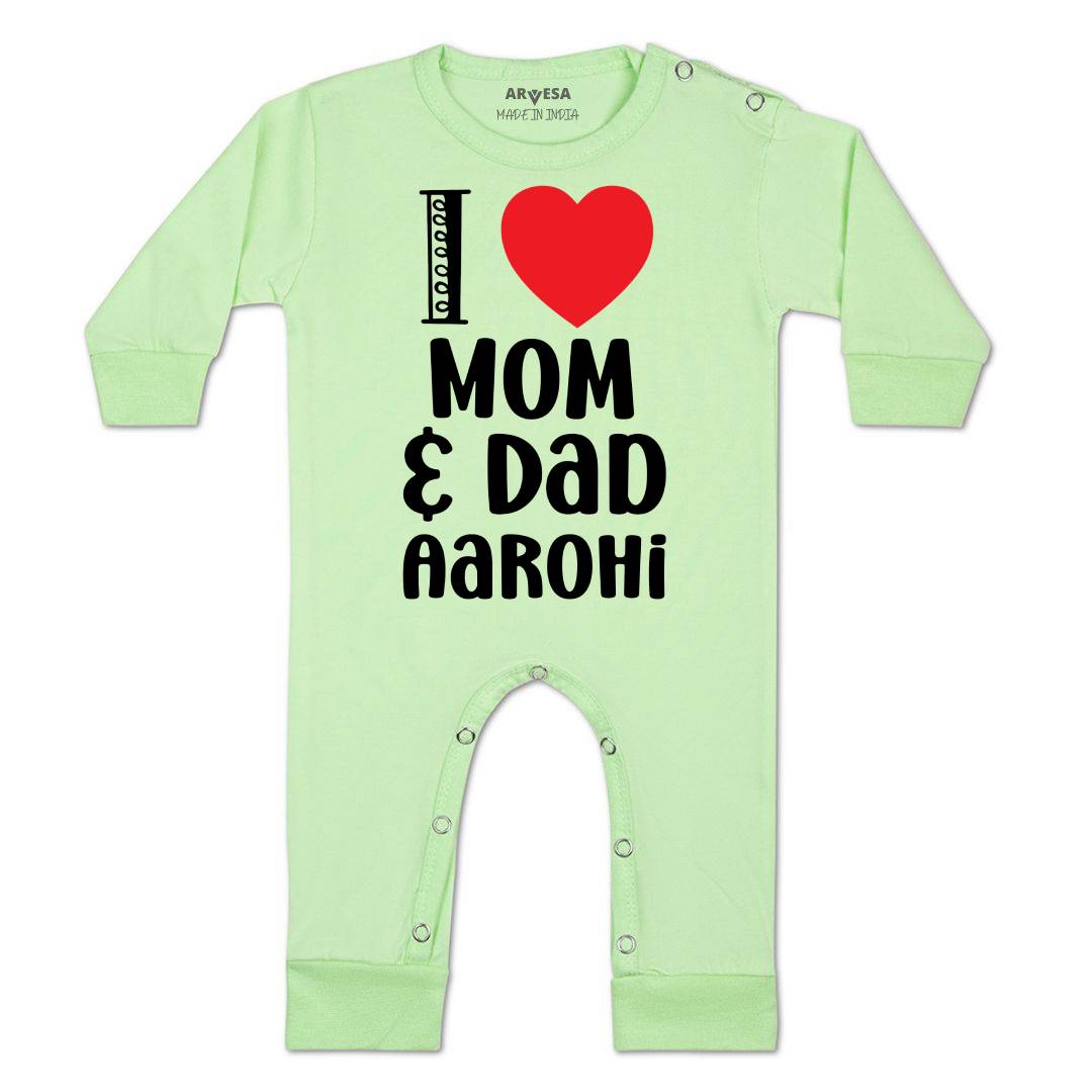 Arvesa I Love Mom And Dad Baby Boy & Girl Dress