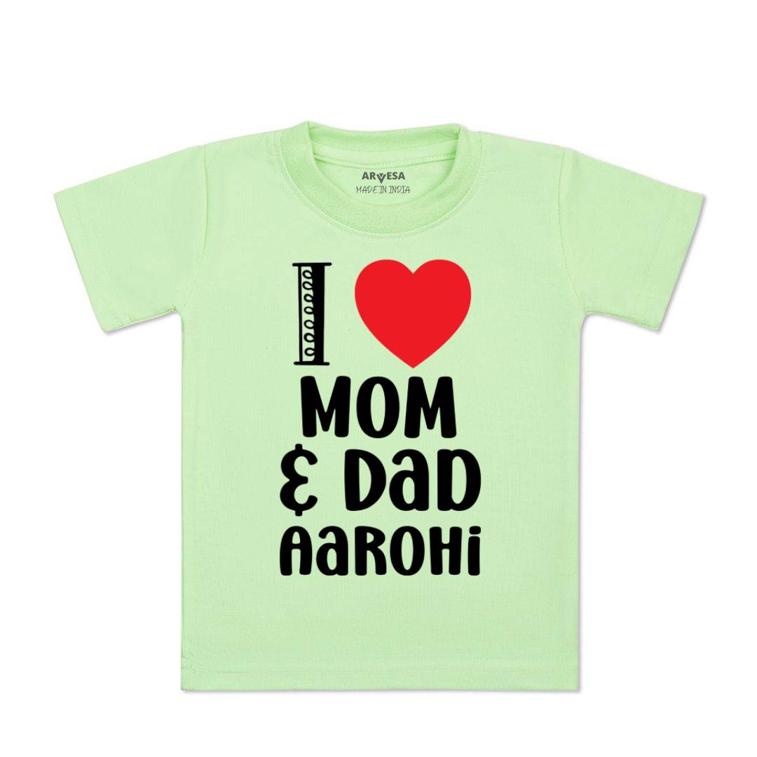Arvesa I Love Mom And Dad Baby Boy & Girl Dress