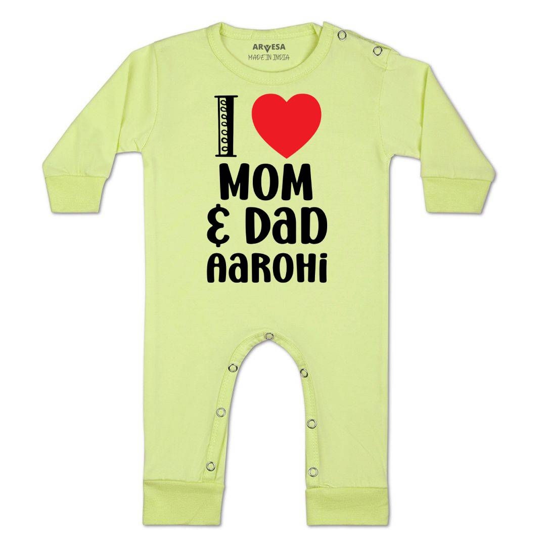 Arvesa I Love Mom And Dad Baby Boy & Girl Dress