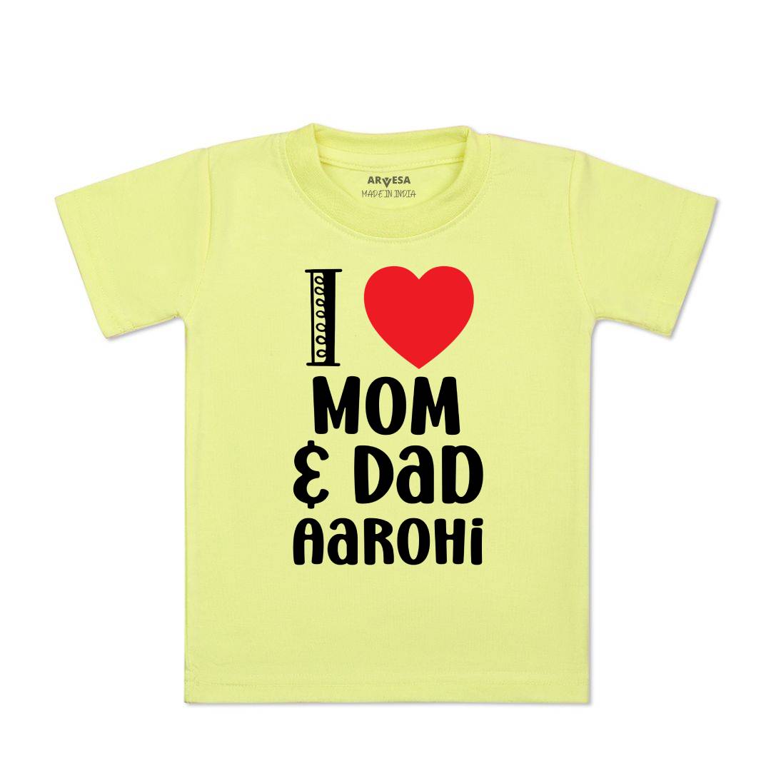 Arvesa I Love Mom And Dad Baby Boy & Girl Dress