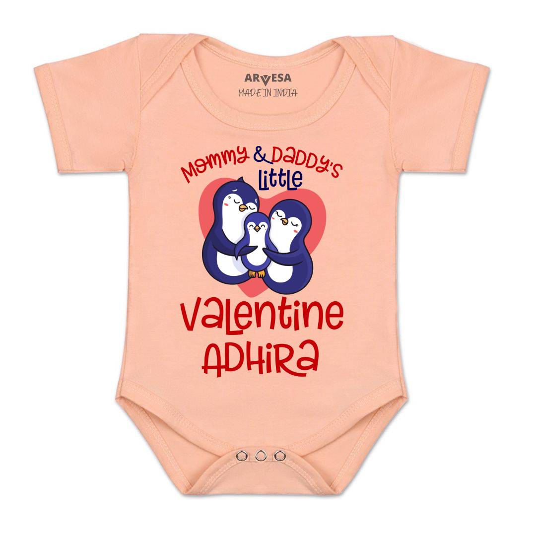 Arvesa Mommy And Daddy Little Valentine  Baby Boy & Girl Dress