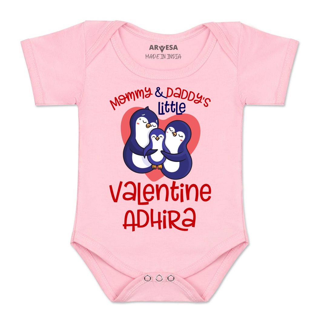 Arvesa Mommy And Daddy Little Valentine  Baby Boy & Girl Dress