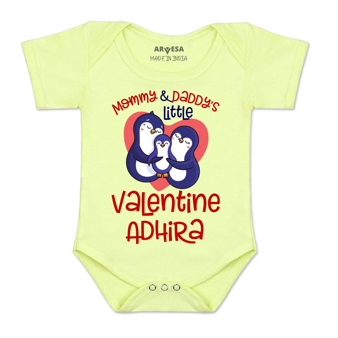 Arvesa Mommy And Daddy Little Valentine  Baby Boy & Girl Dress