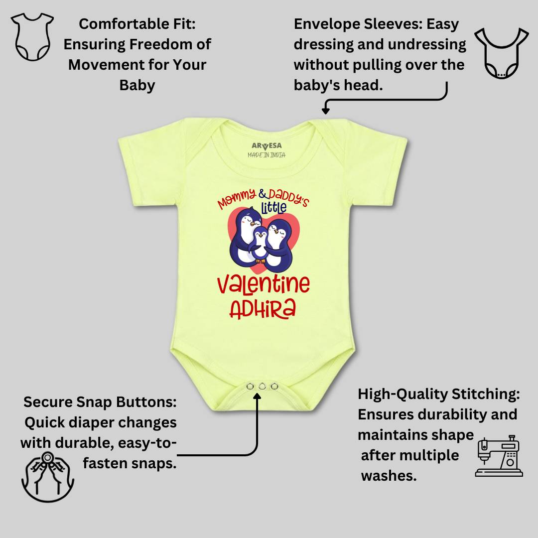Arvesa Mommy And Daddy Little Valentine  Baby Boy & Girl Dress