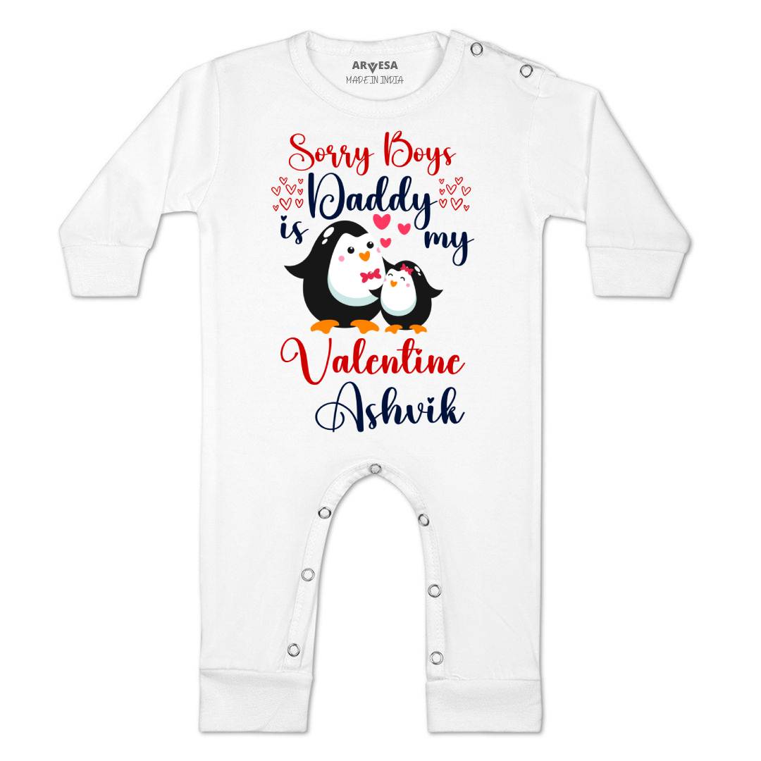 Arvesa Sorry Boys Daddy Is My Valentine  Baby Boy & Girl Dress