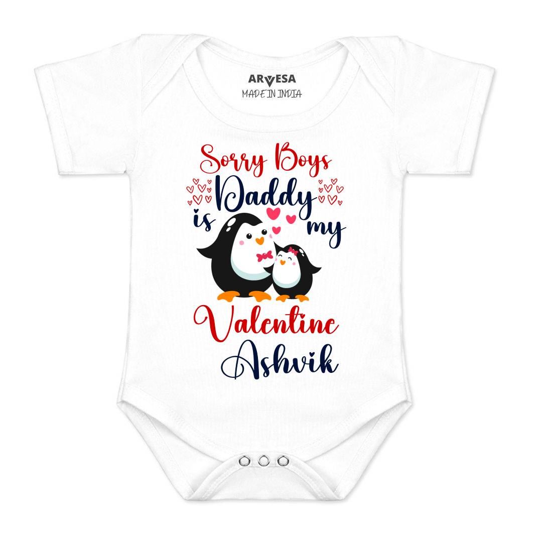 Arvesa Sorry Boys Daddy Is My Valentine  Baby Boy & Girl Dress