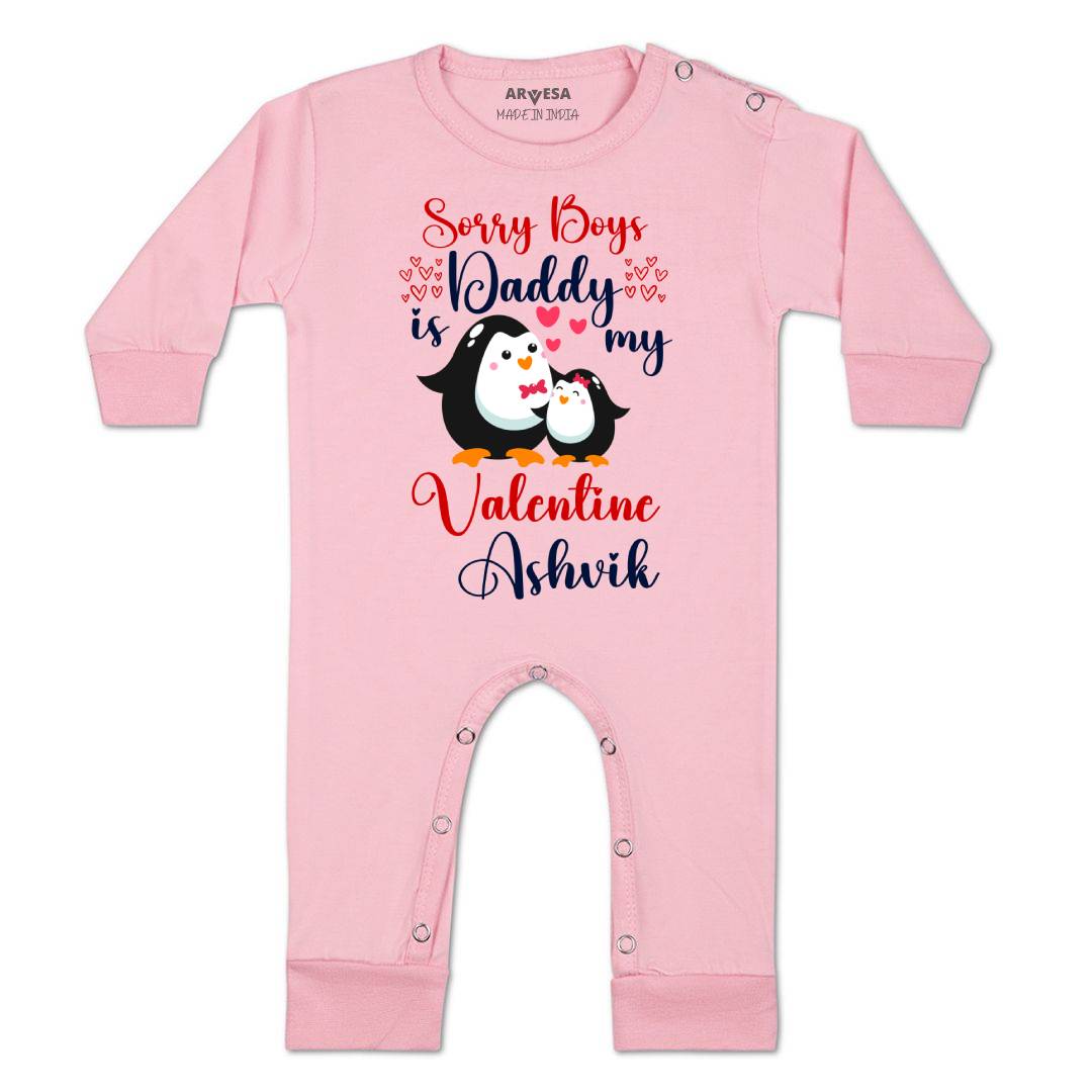 Arvesa Sorry Boys Daddy Is My Valentine  Baby Boy & Girl Dress
