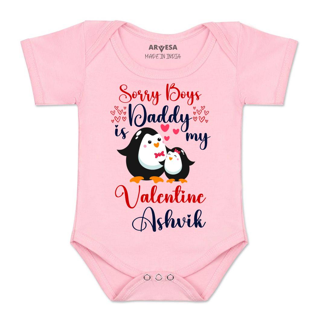 Arvesa Sorry Boys Daddy Is My Valentine  Baby Boy & Girl Dress