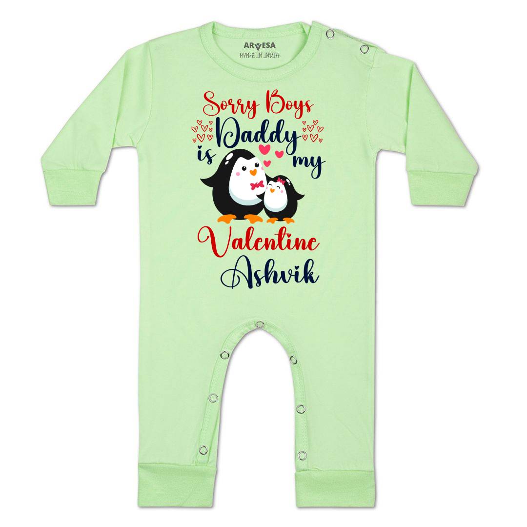 Arvesa Sorry Boys Daddy Is My Valentine  Baby Boy & Girl Dress