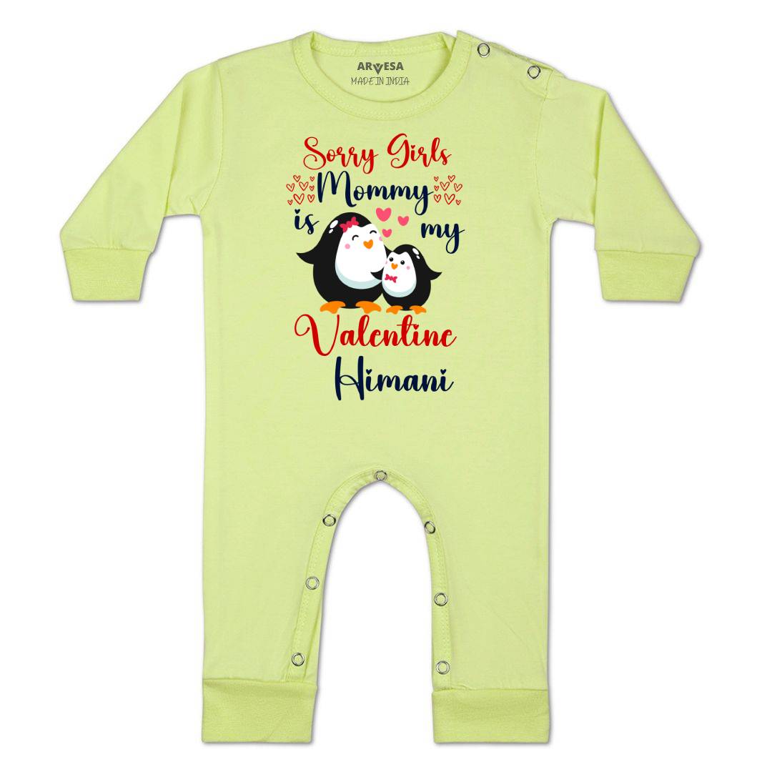 Arvesa Sorry Girl Daddy Is My Valentine  Baby Boy & Girl Dress