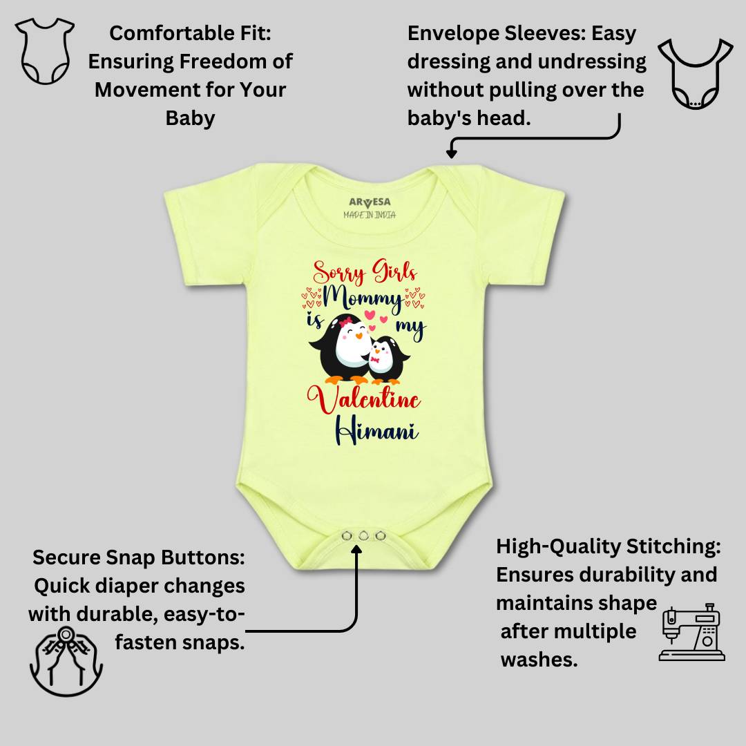 Arvesa Sorry Girl Daddy Is My Valentine  Baby Boy & Girl Dress