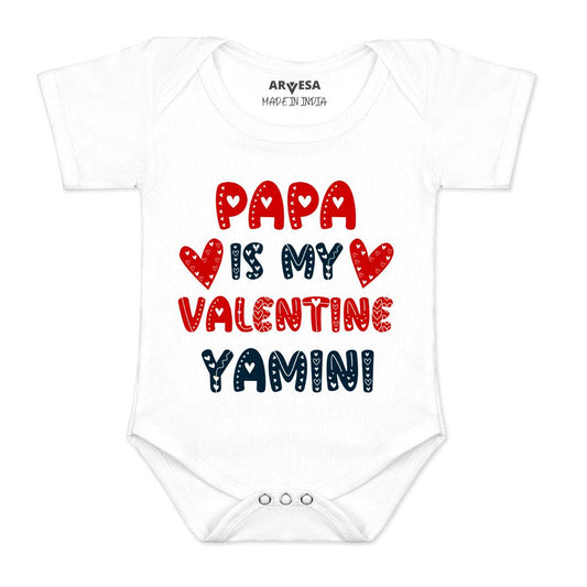 Arvesa Papa Is My Valentine  Baby Boy & Girl Dress