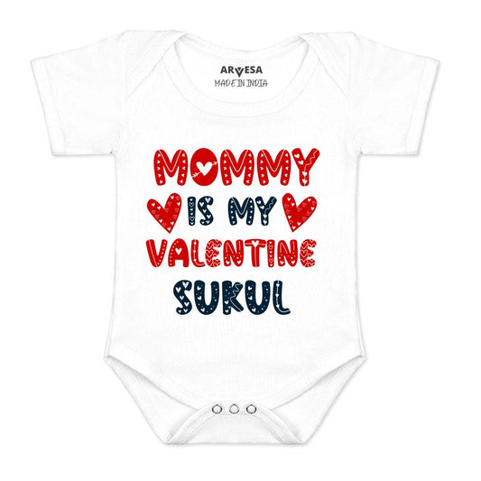 Arvesa Mom Is My Valentine  Baby Boy & Girl Dress