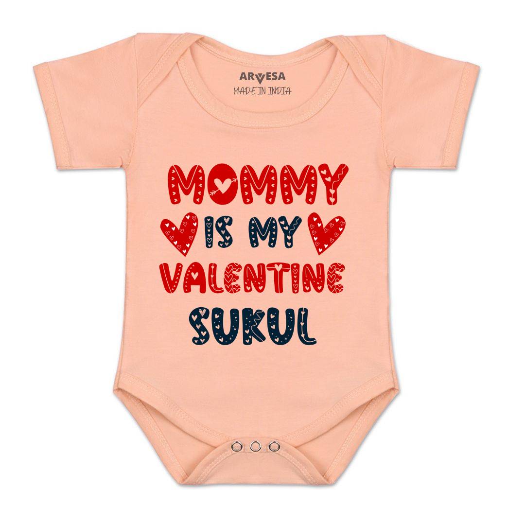Arvesa Mom Is My Valentine  Baby Boy & Girl Dress