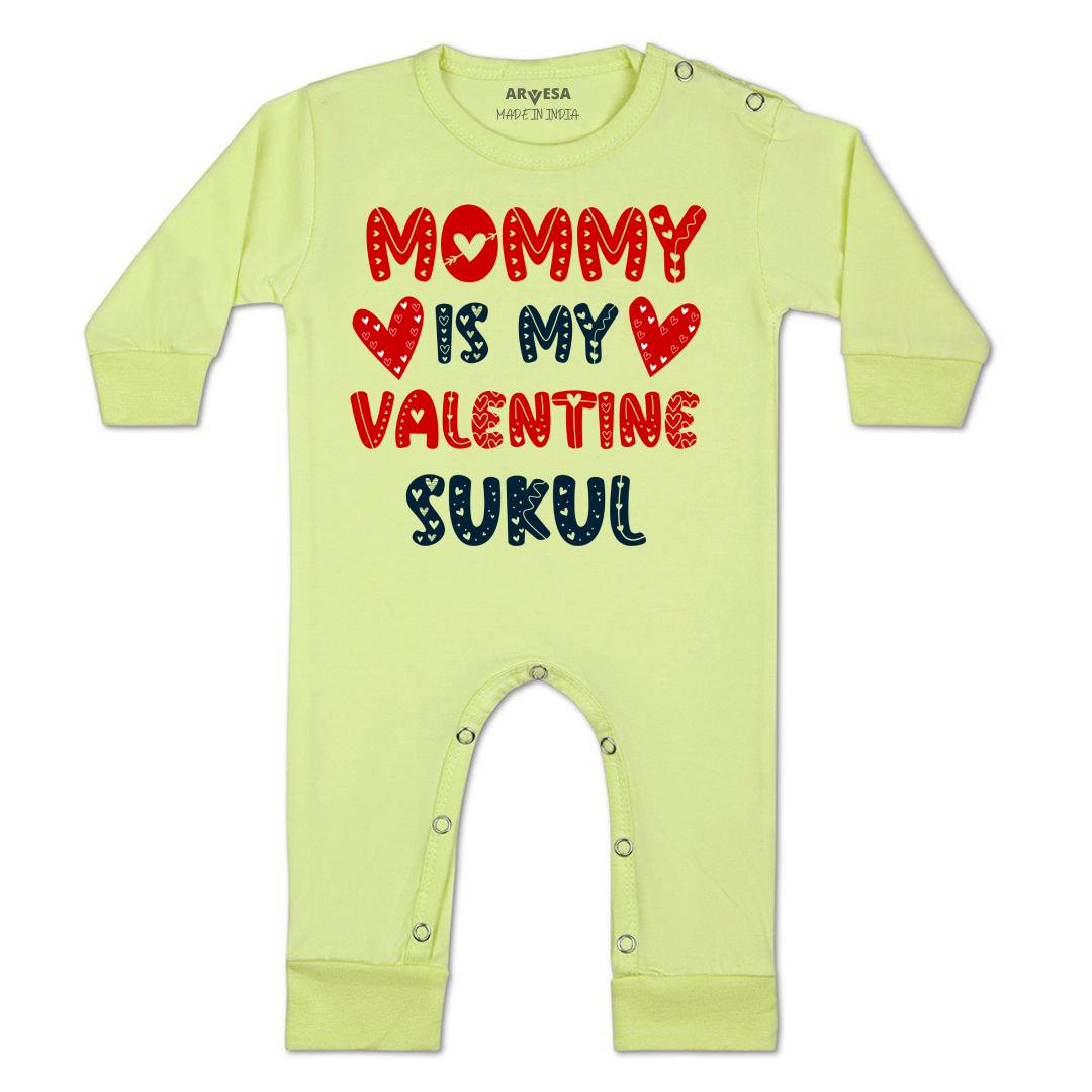 Arvesa Mom Is My Valentine  Baby Boy & Girl Dress